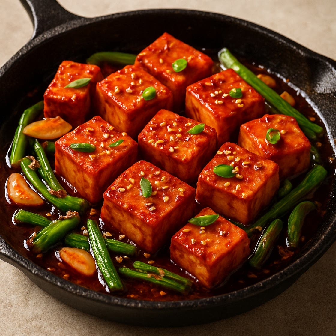 Gochujang Sizzling Tofu