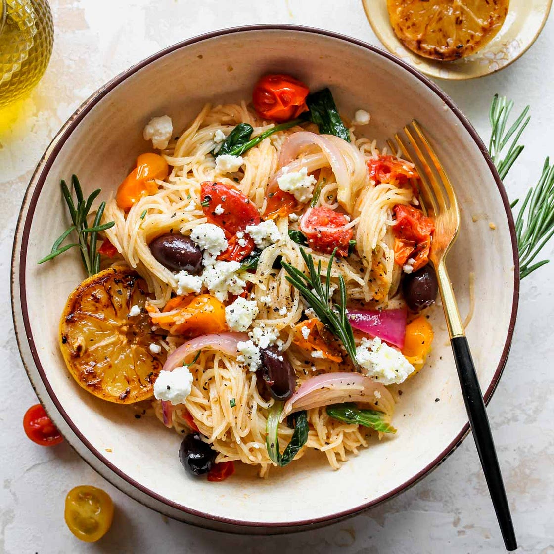 Weeknight Mediterranean Pasta