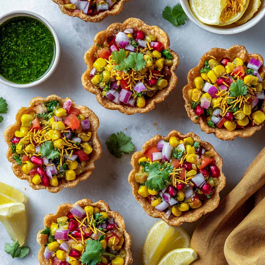 Corn Chaat Cups