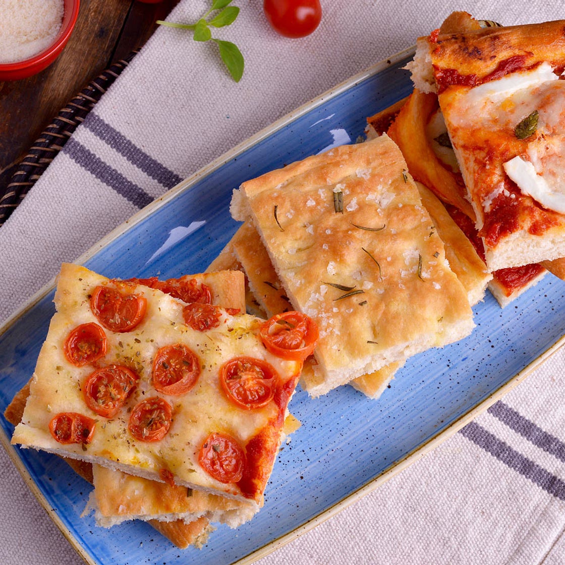 Pan de pizza (Focaccia)