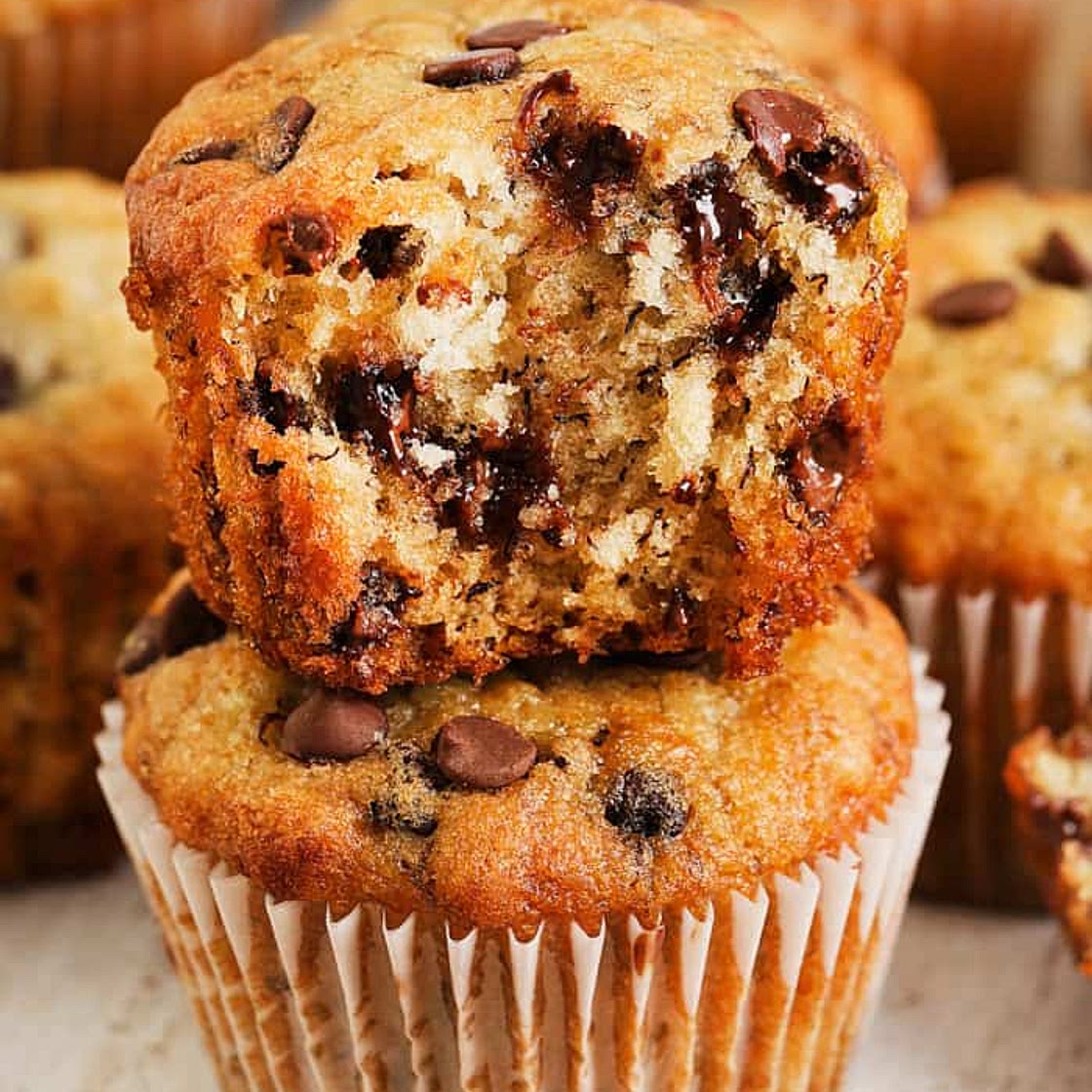 Banana Chocolate Chip Muffins