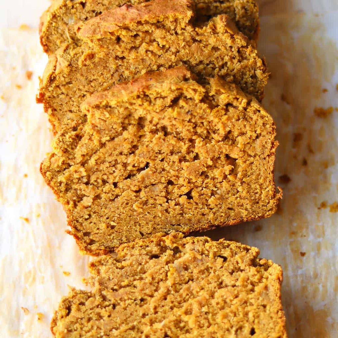 Healthy Pumpkin Banana Bread