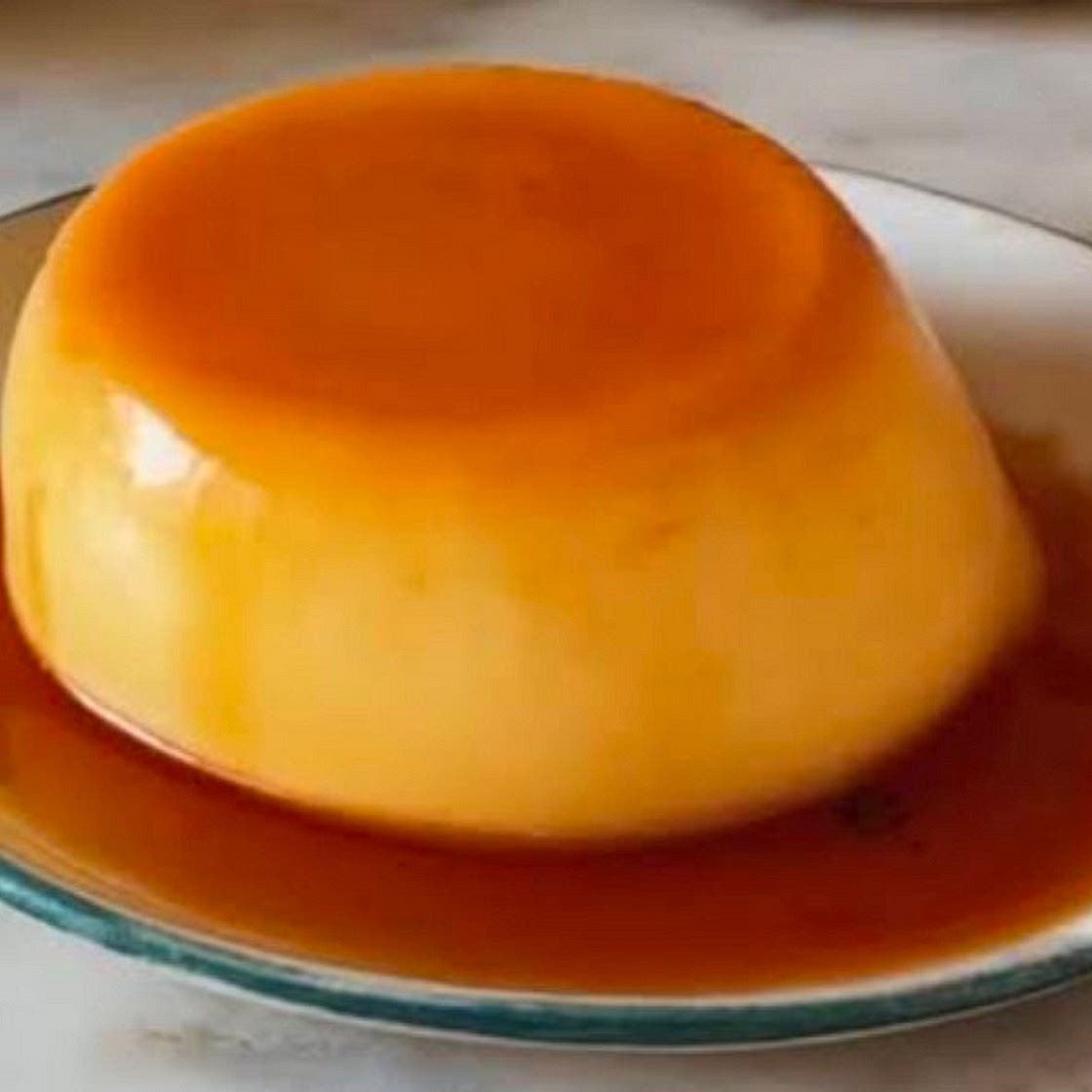 4 ingredients caramel custard 🍮🍮