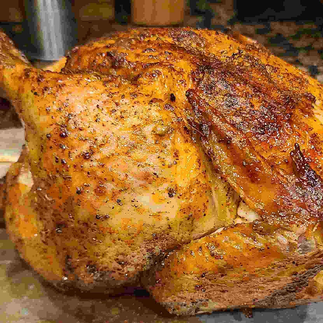 Air Fryer Rotisserie Chicken