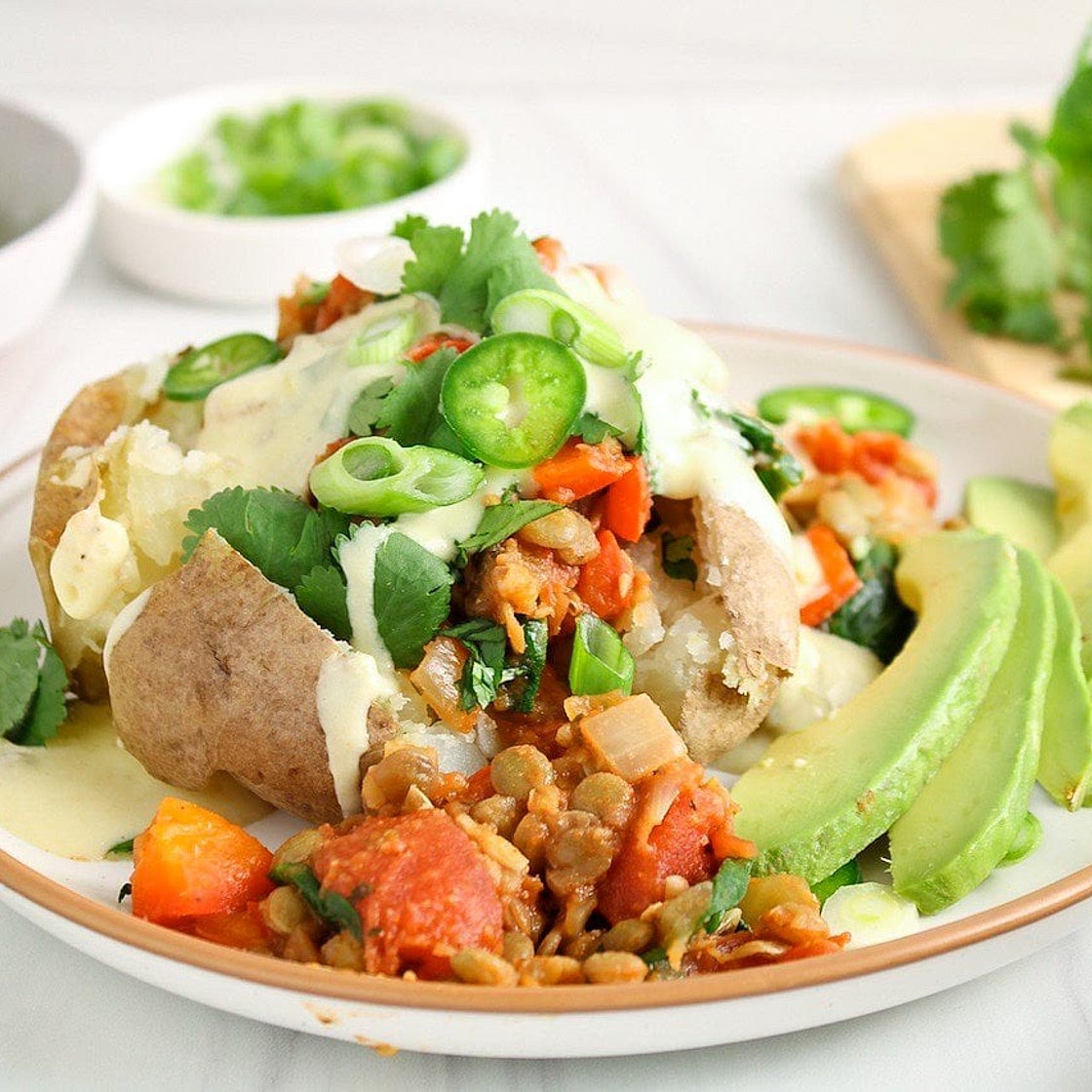 Mexican Baked Potatoes