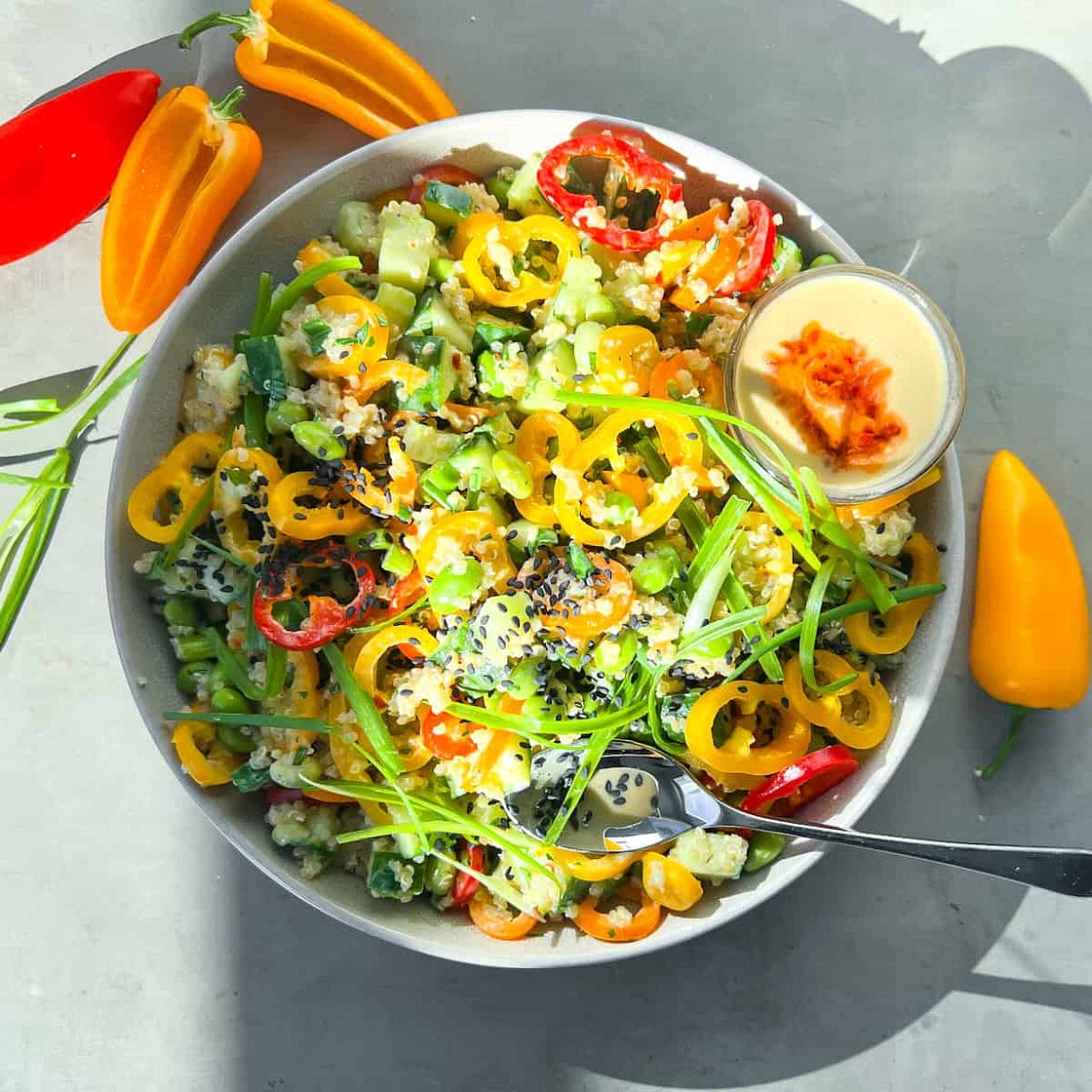 Cucumber and Pepper Salad