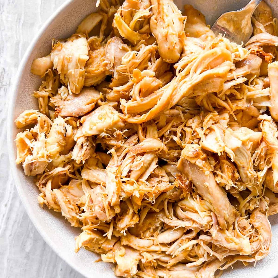 Dutch Oven Shredded Chicken