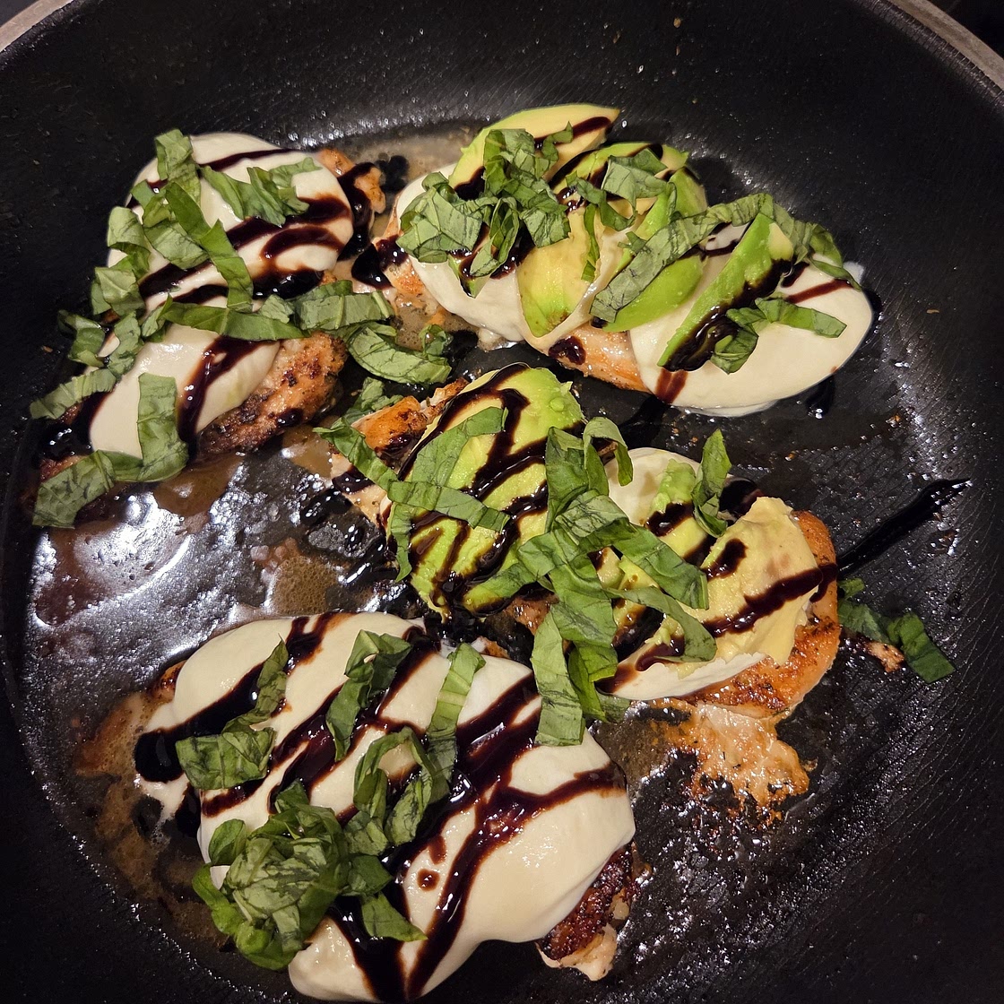 Caprese Chicken (with Avocado)