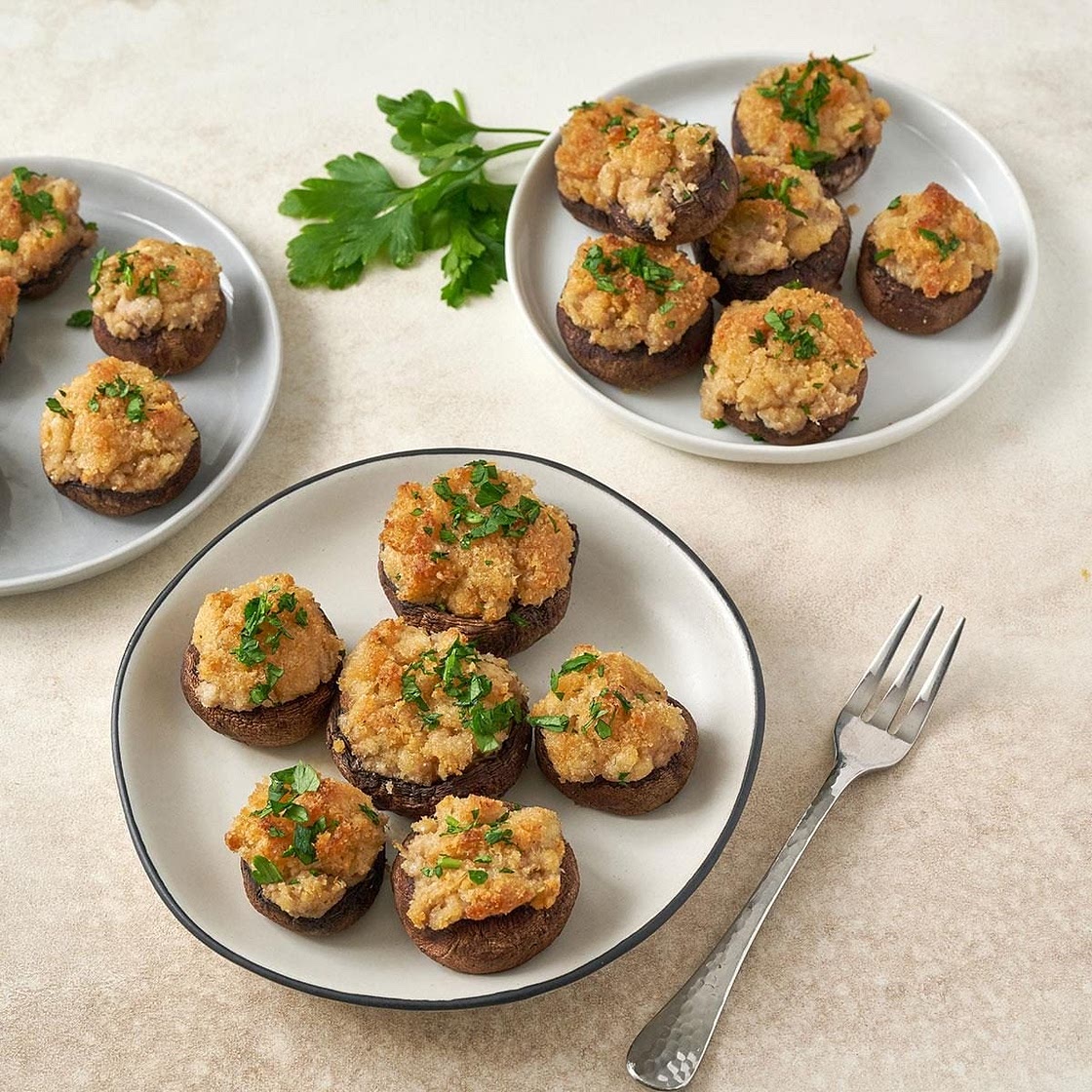 Stuffed Mushrooms with Crabmeat