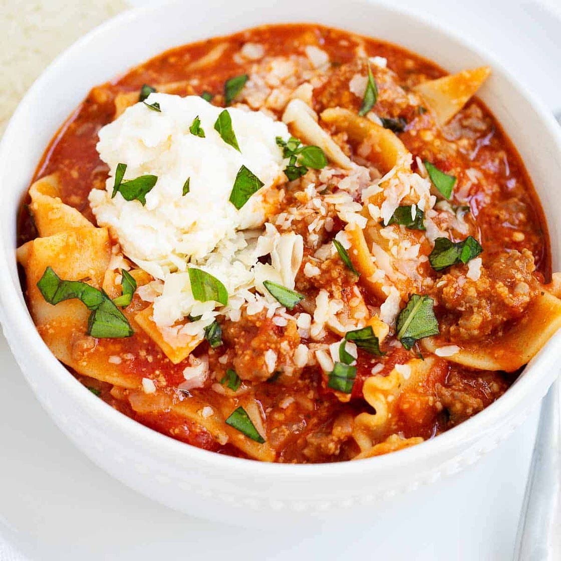 Lasagna Soup Recipe