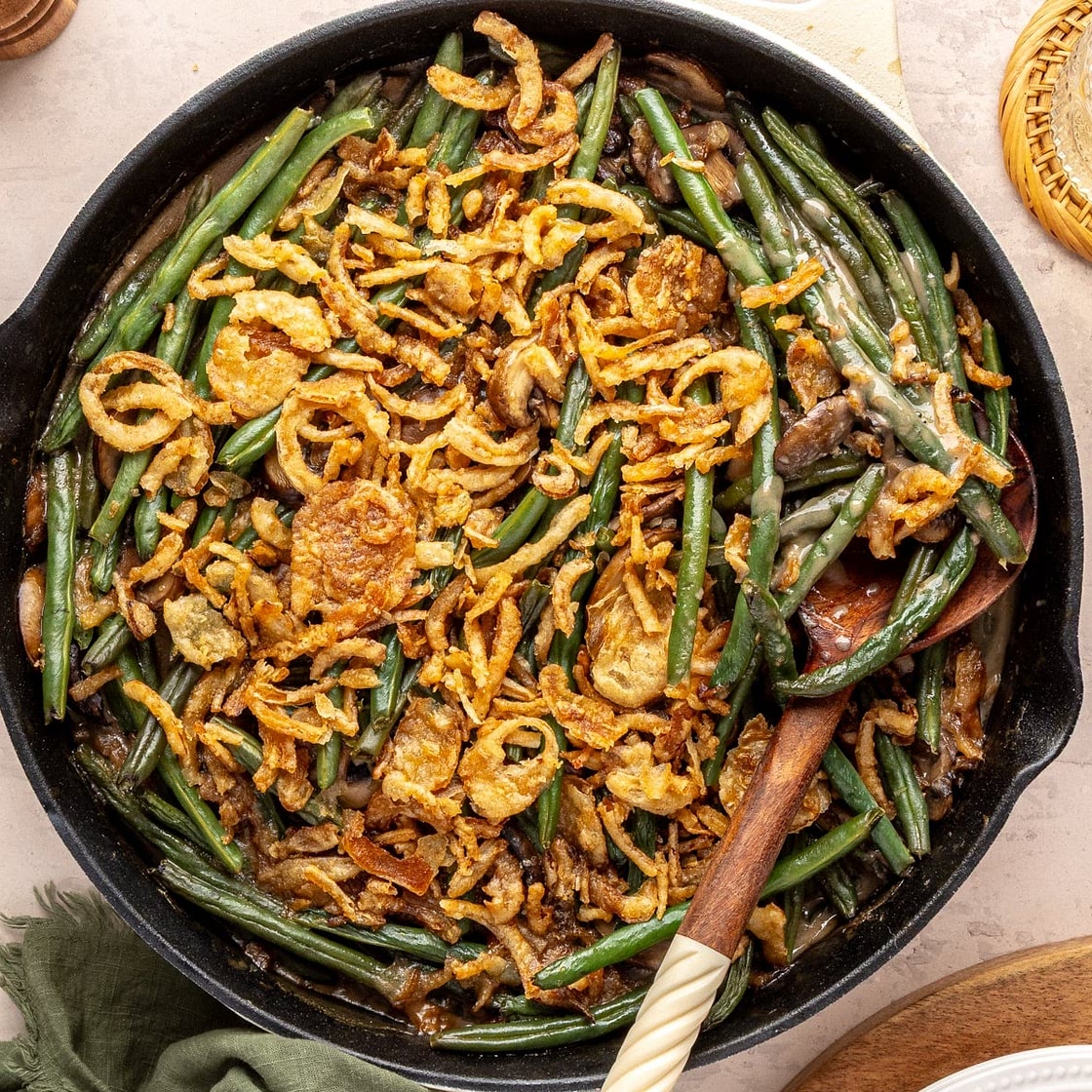 Creamy Green Bean Mushroom Casserole