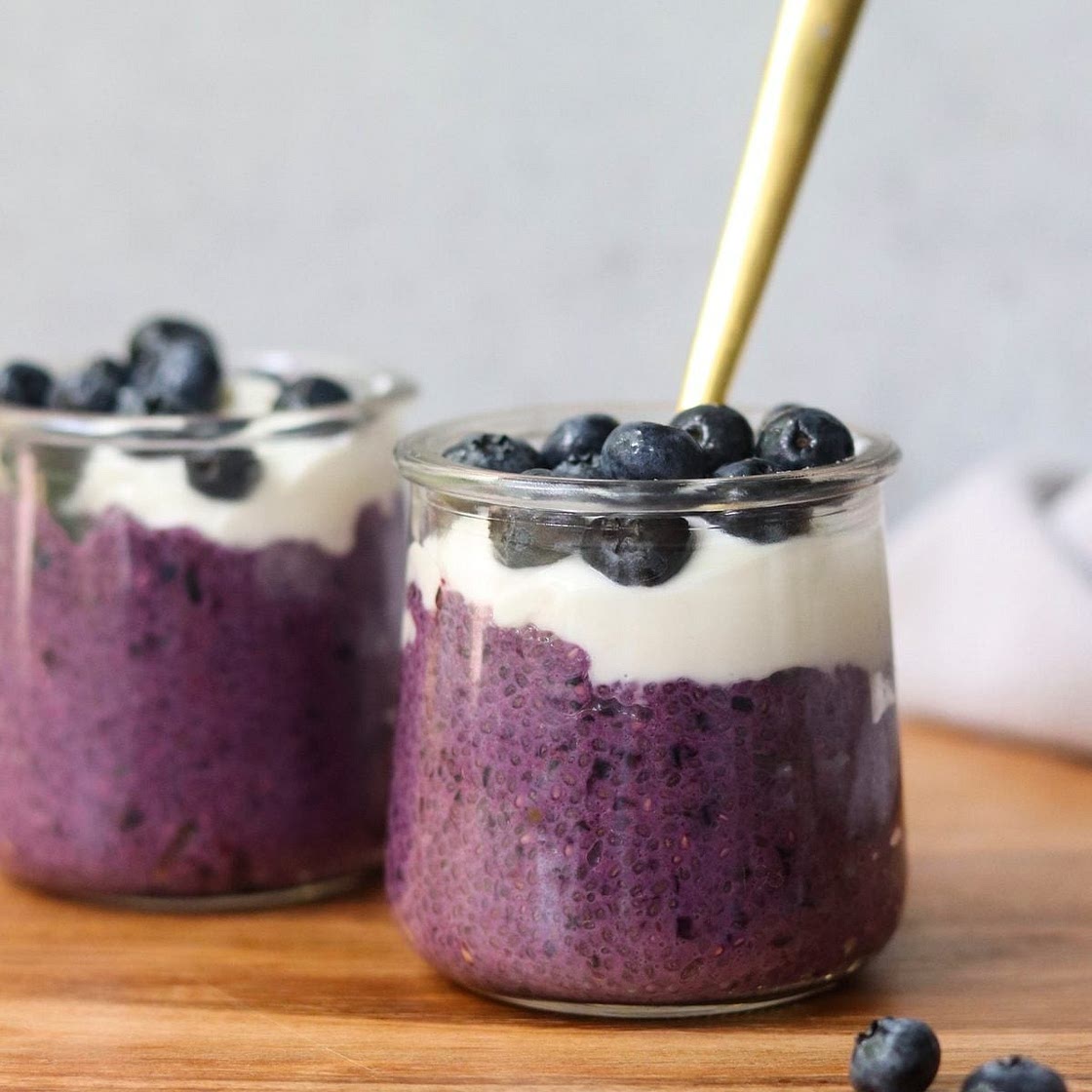 Easy Blueberry Chia Pudding