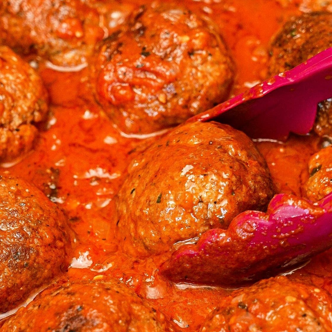 The BEST Homemade Meatballs (Video)