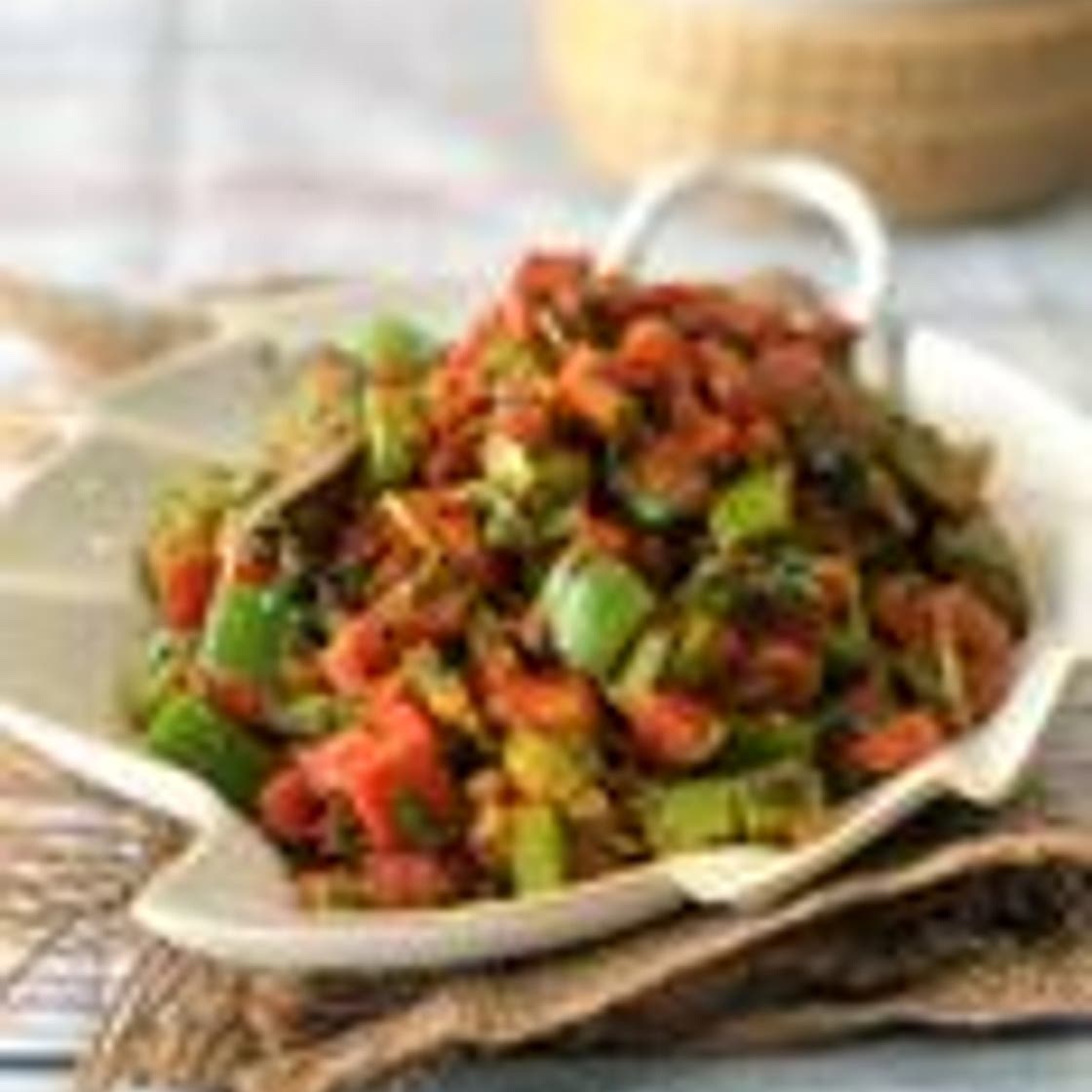 Carrot & Capsicum Sabzi Recipe - No Onion No Garlic