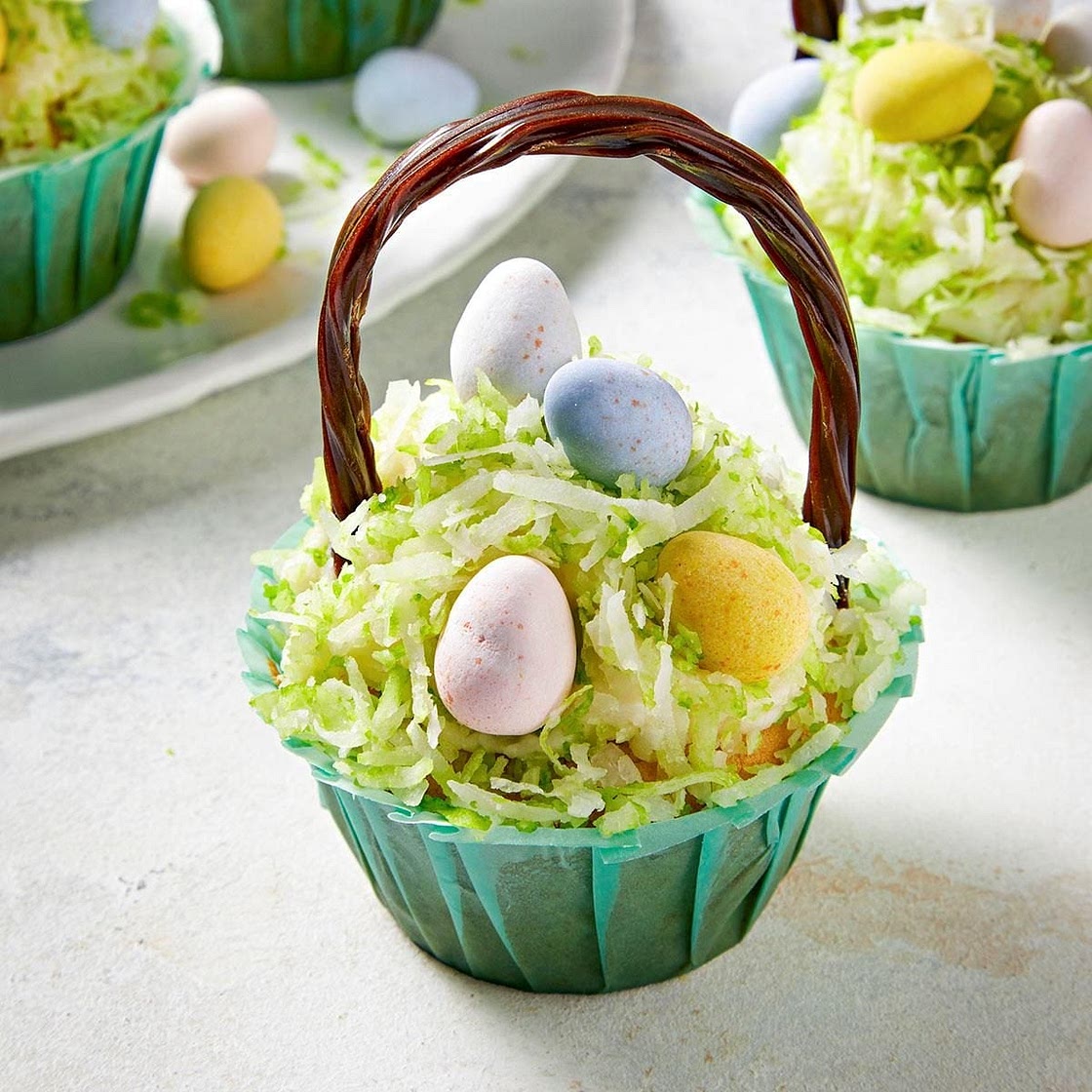 Easter Basket Cupcakes
