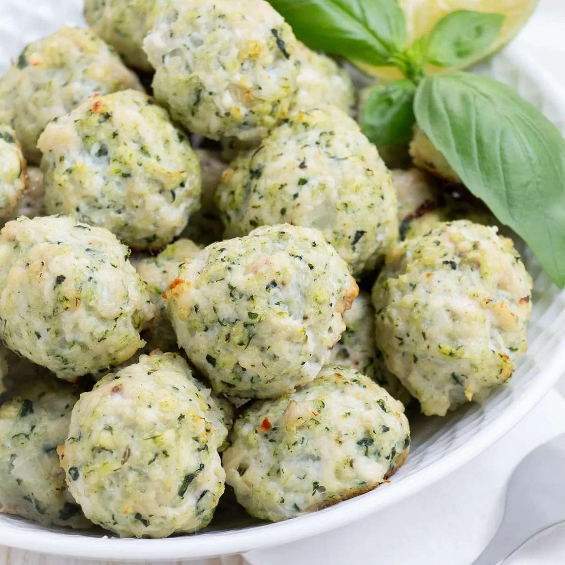 Spinach Chicken Meatballs
