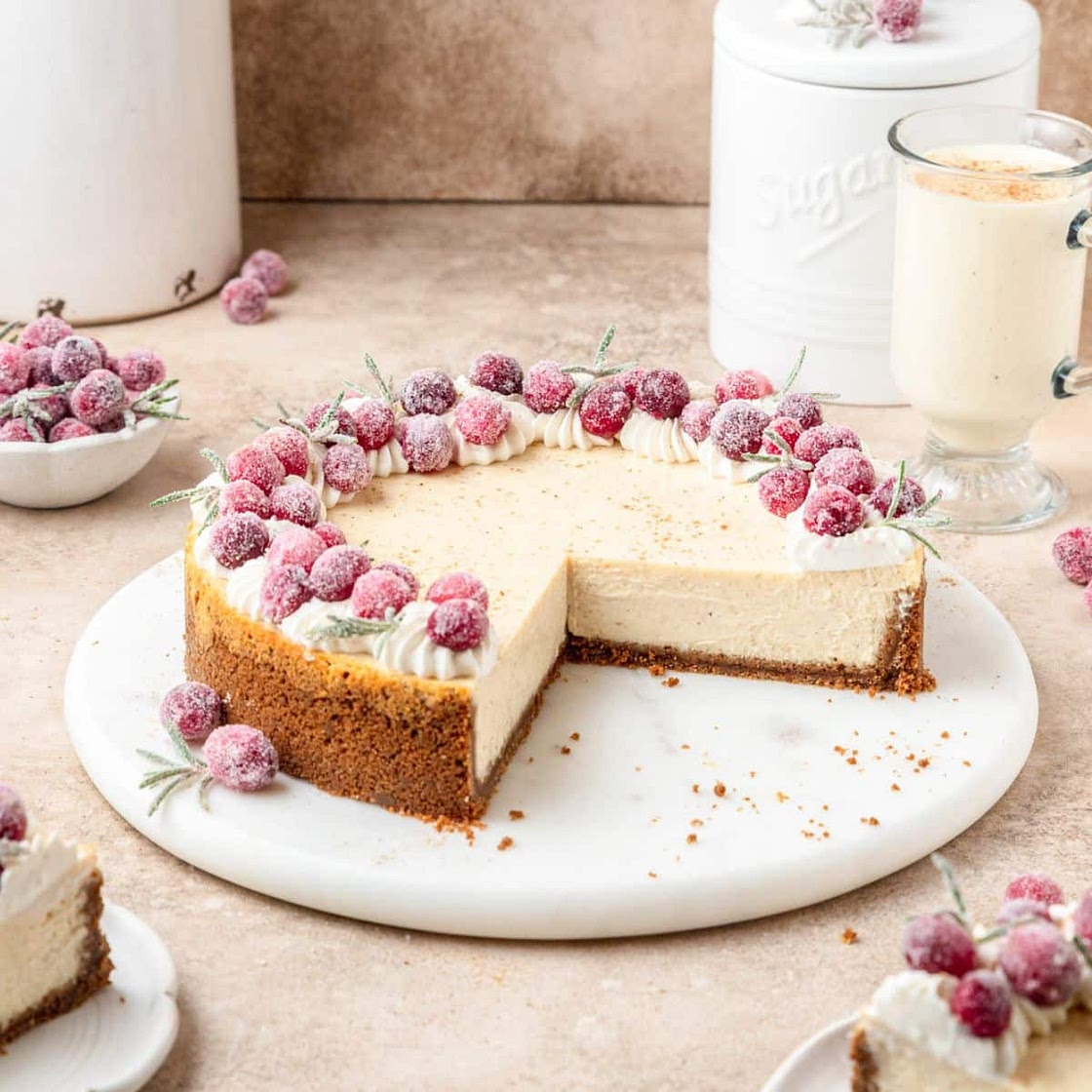 Eggnog Cheesecake