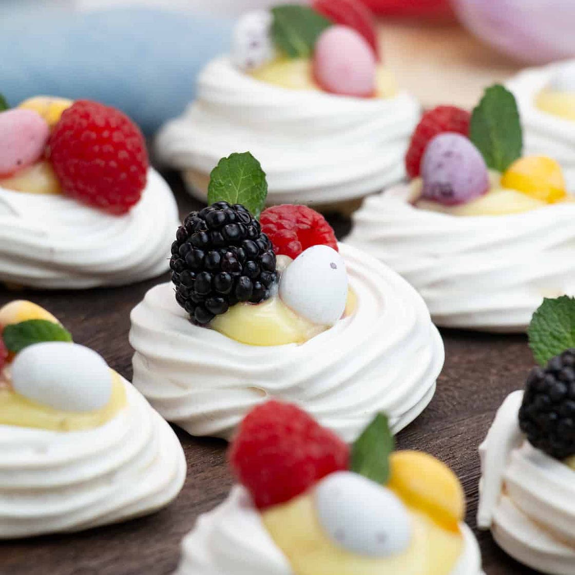 Easter Meringue Nests