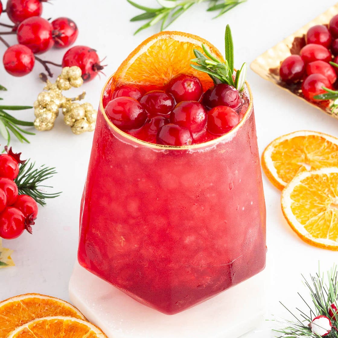 Cranberry Mocktail With 3 Ingredients