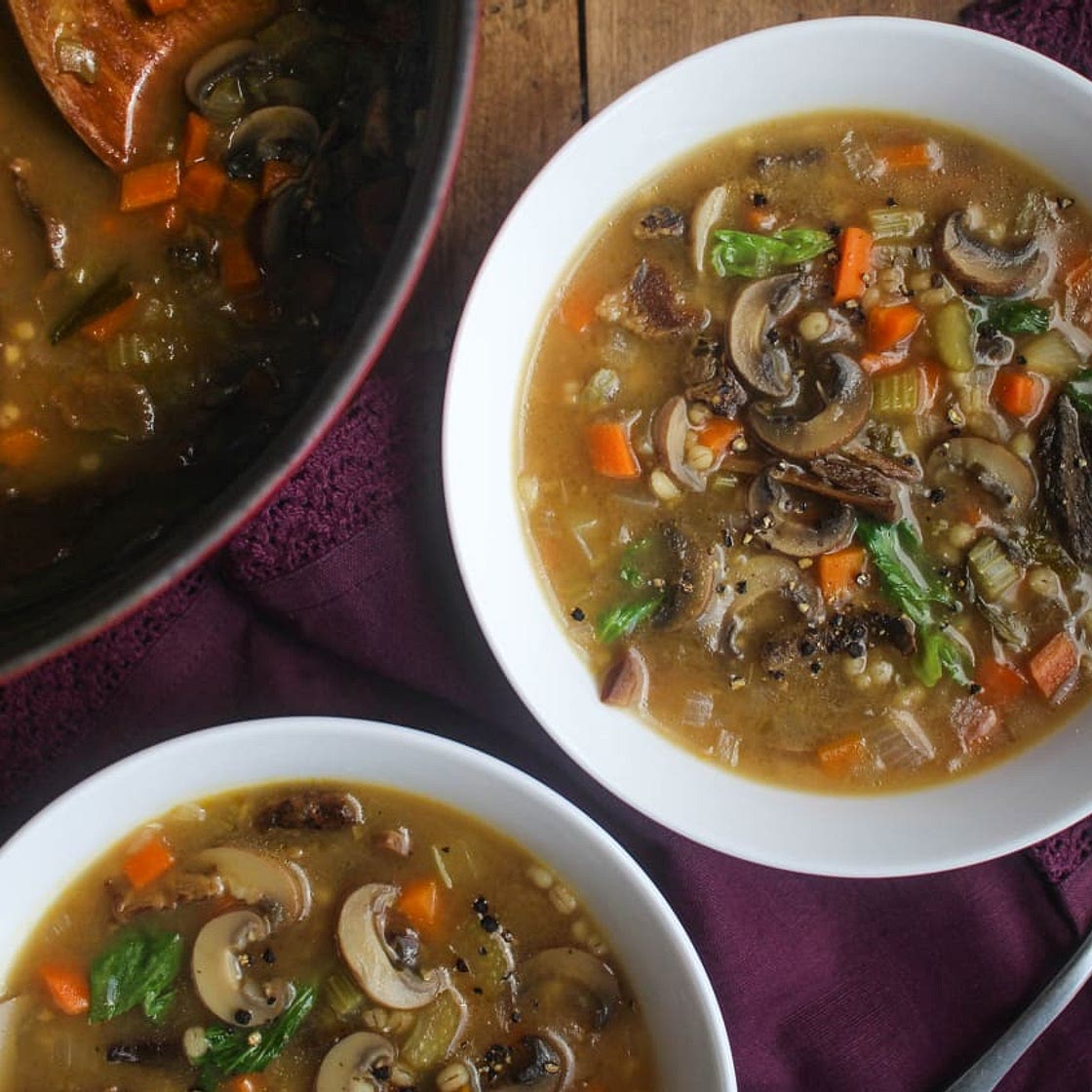 Recipe: Mushroom and Barley Soup