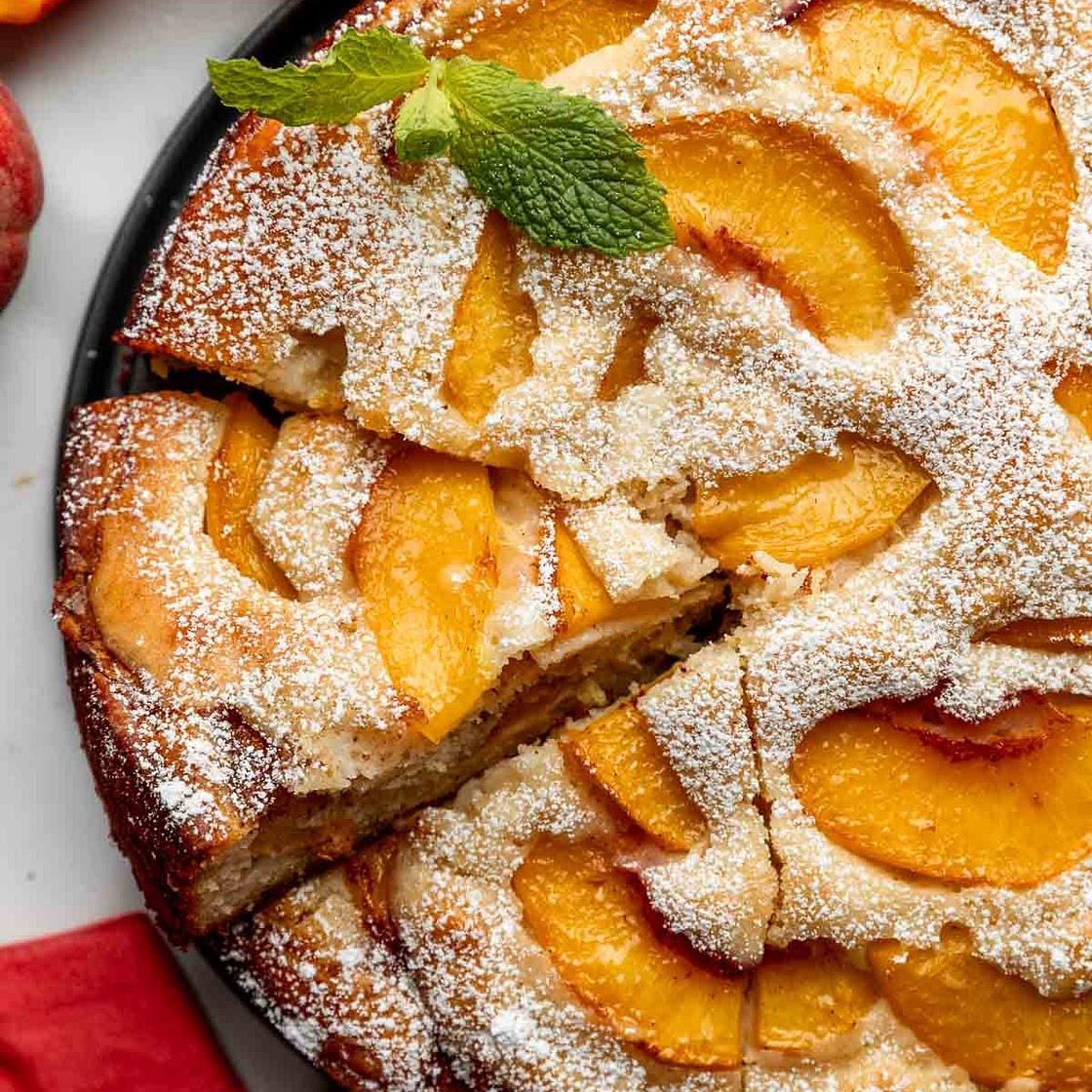Fresh Peach Cake