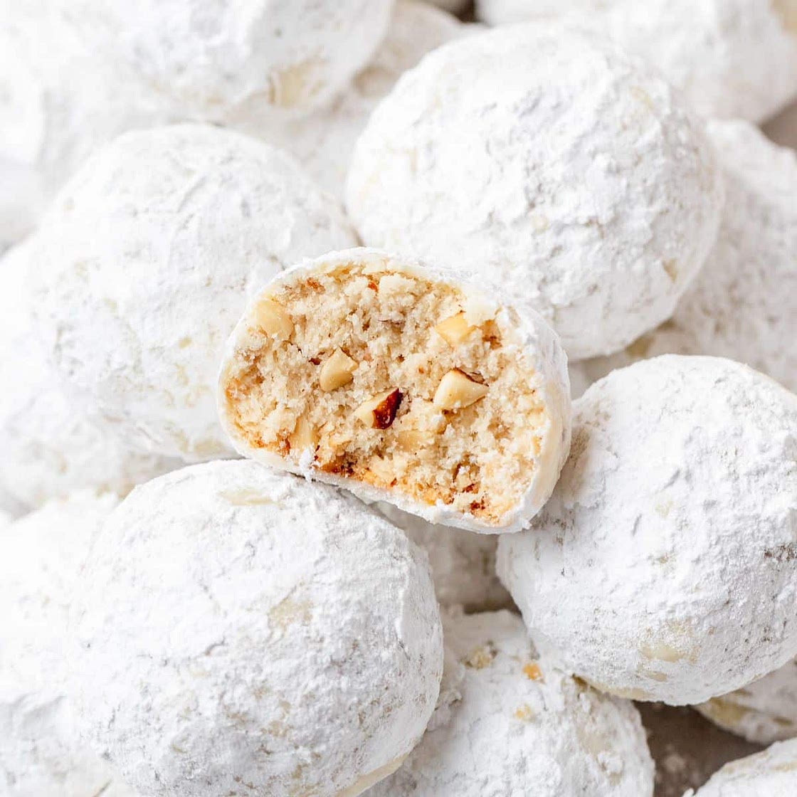 Hazelnut Snowball Cookies