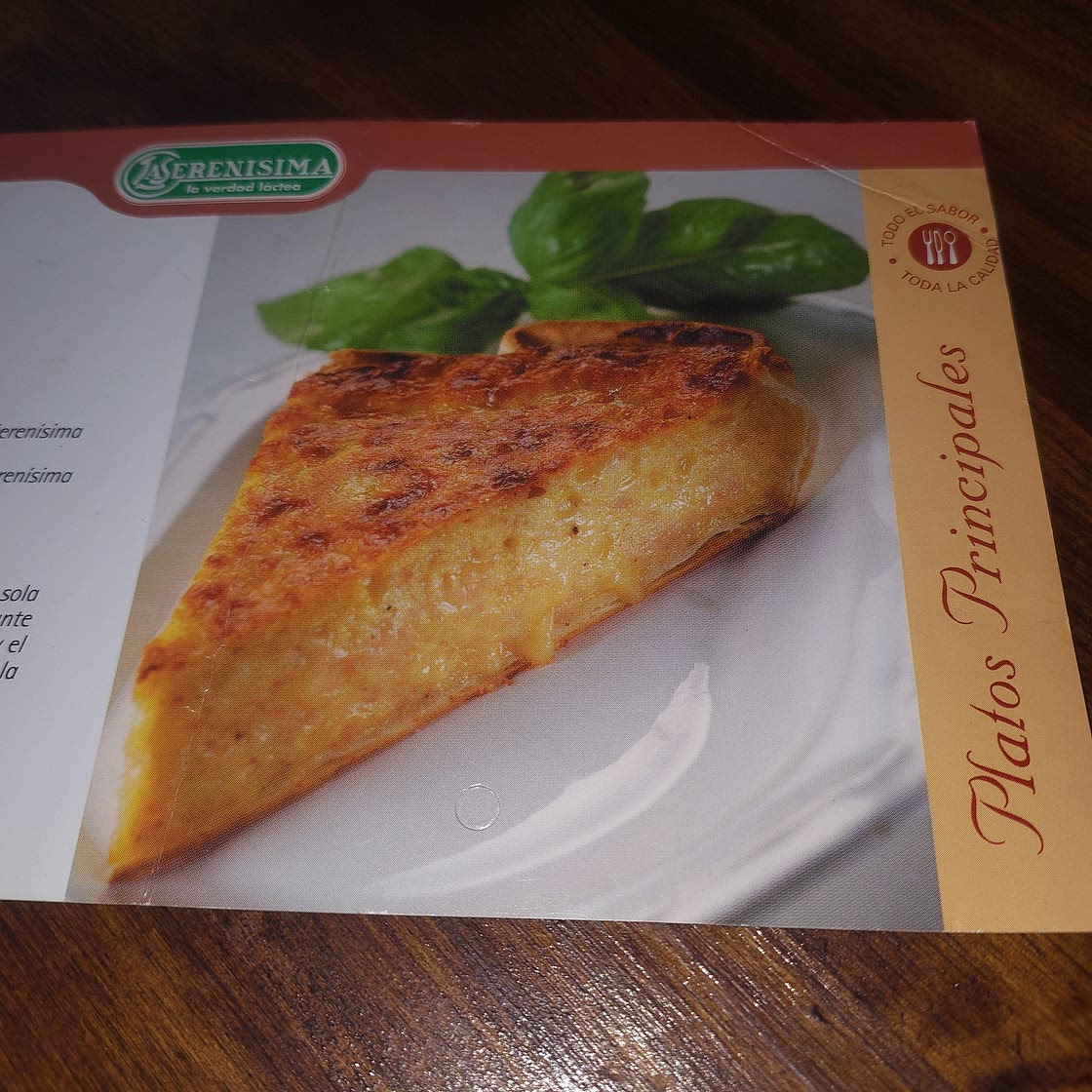 Quiche de Jamón y Queso