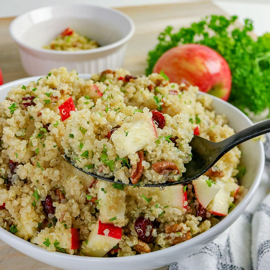 Cranberry Apple Quinoa Salad Recipe