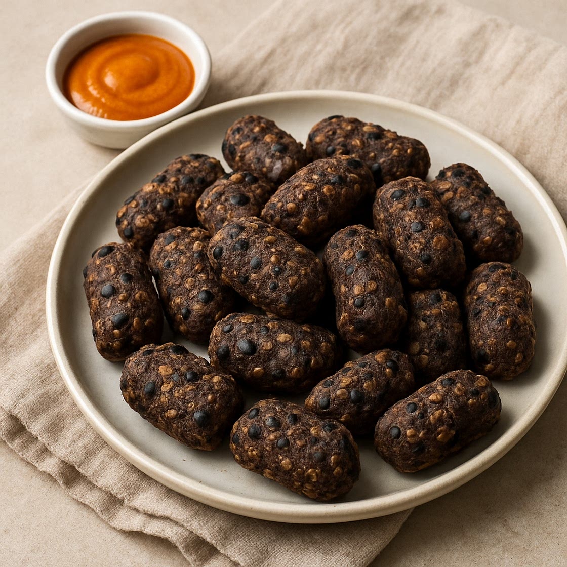 Black Bean & Oat Power Tots