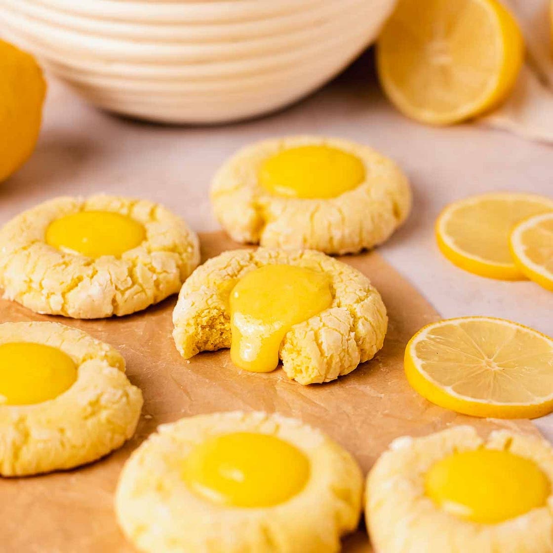 Lemon Curd Cookies