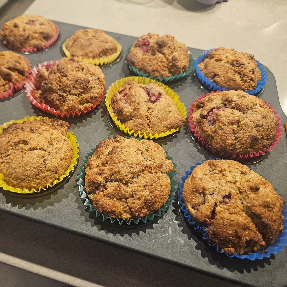 Up-and-go breakfast muffins!
