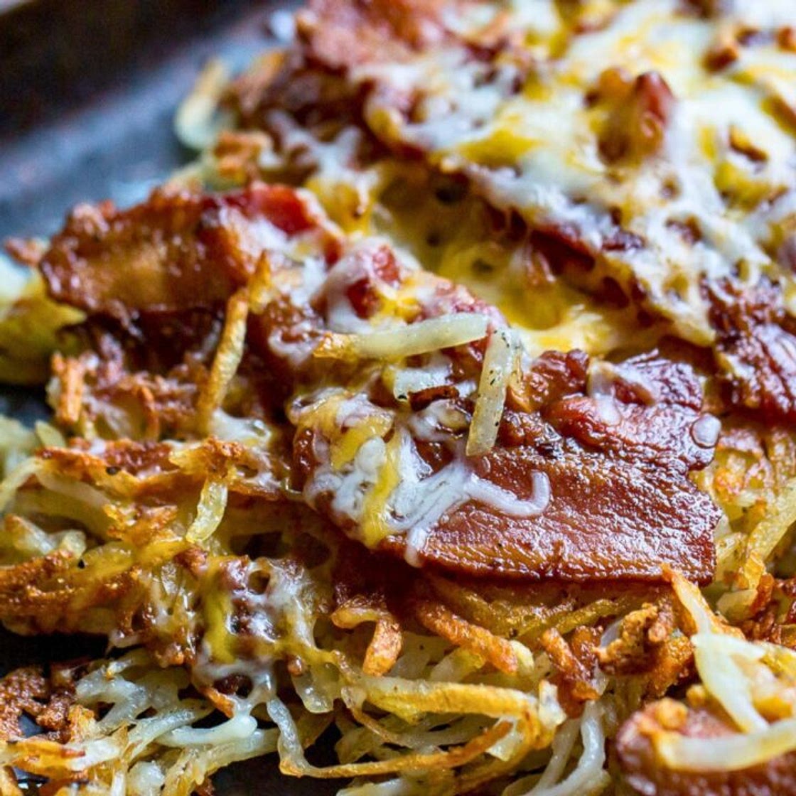 Blackstone Sausage-Stuffed Hash Browns