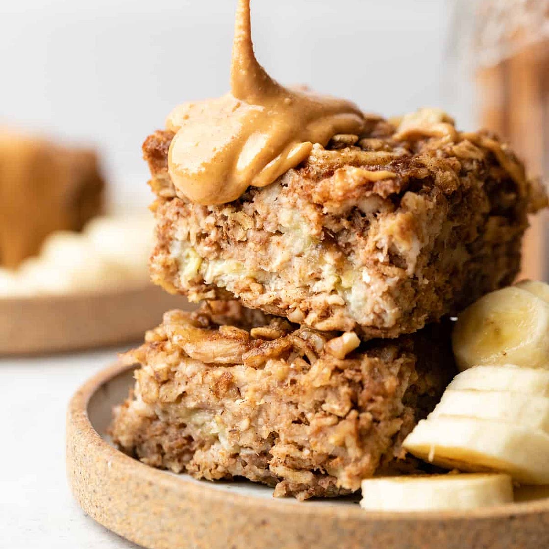 Banana Bread Baked Oatmeal