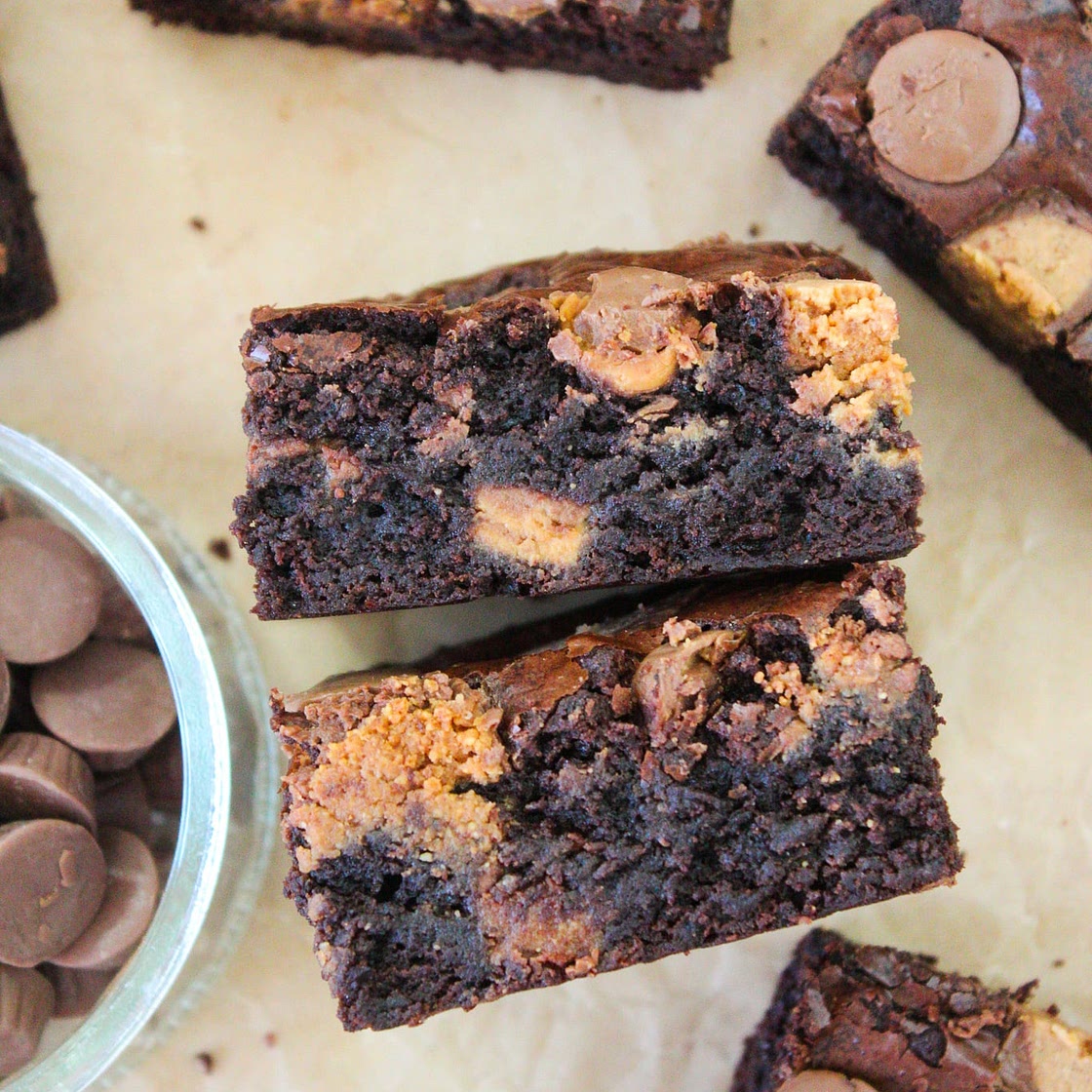 Fudgy Reese's Brownies