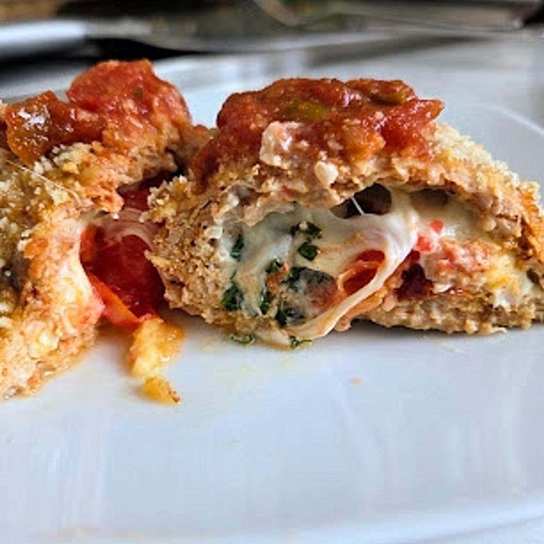 No Dough Chicken Calzone