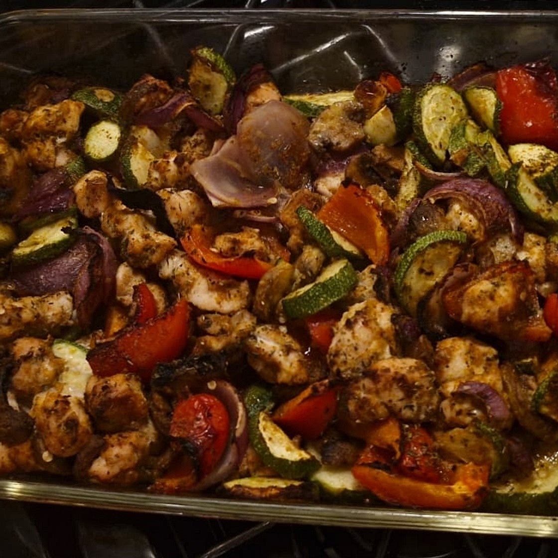 10 Minute Roasted Chicken and Vegetables - Air Fryer Recipe