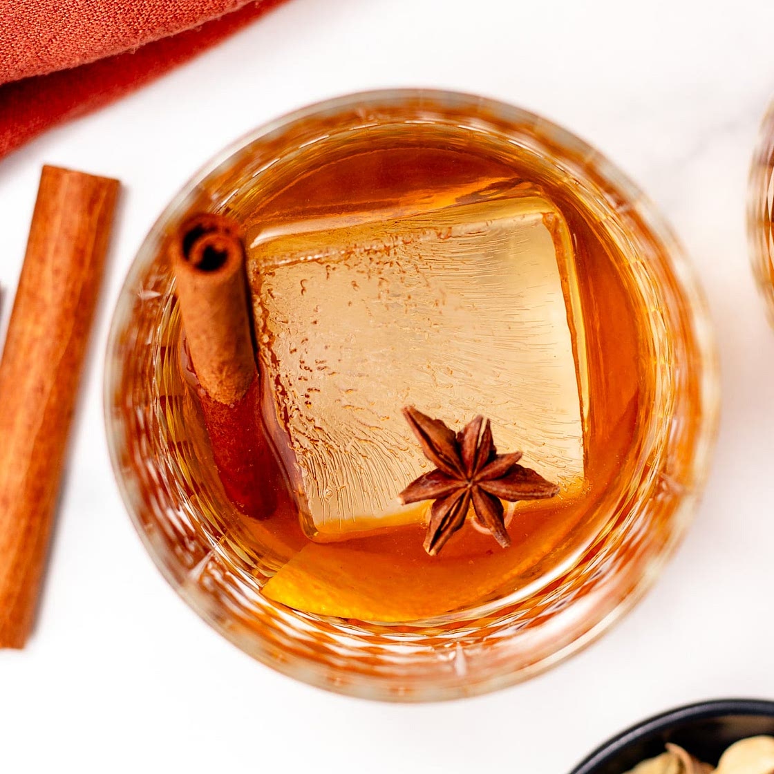 Chai Old-Fashioned Cocktail