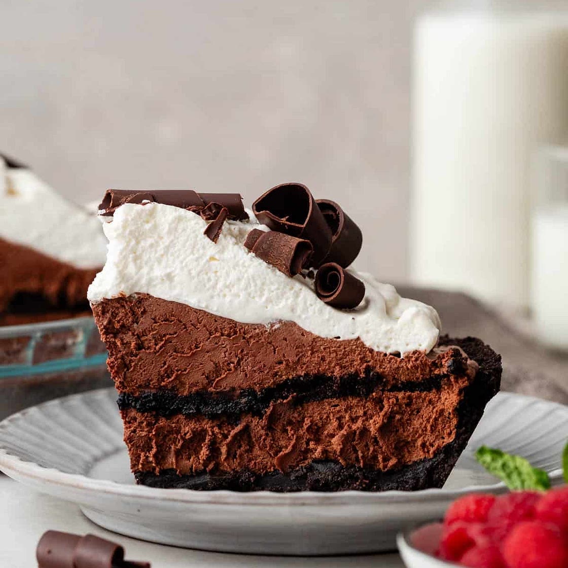 Sky High Chocolate Mousse Pie