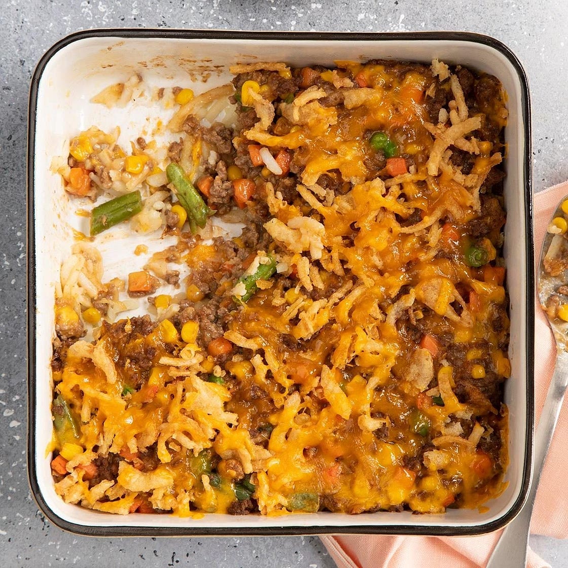 Hamburger Hash Brown Casserole