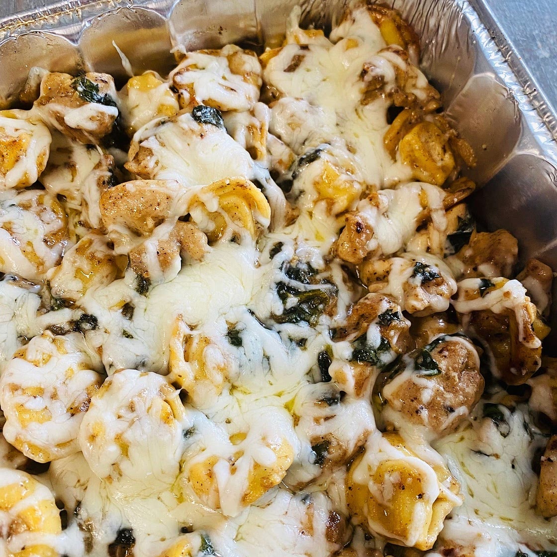 Baked Chicken Caesar Tortellini