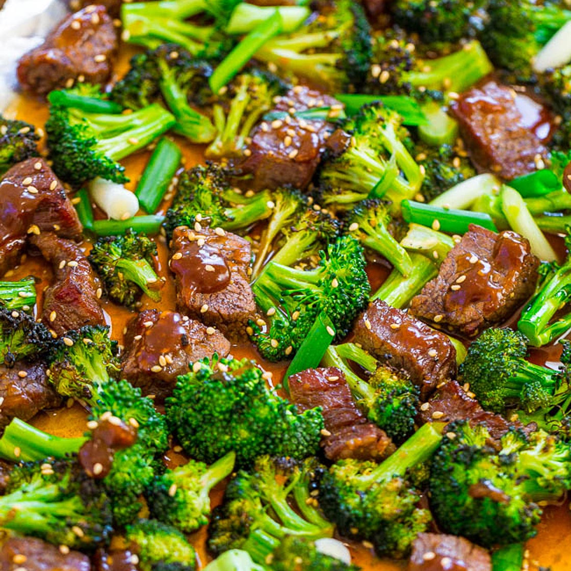 15-Minute Sheet Pan Beef and Broccoli
