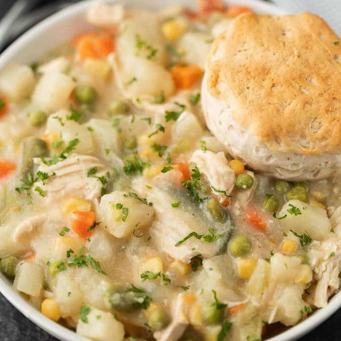 Crockpot Chicken Pot Pie