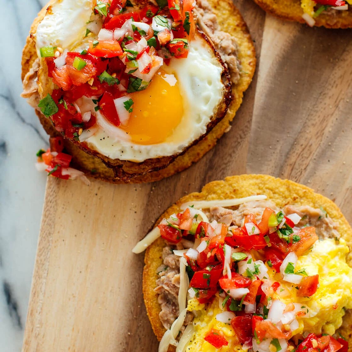 Simple Breakfast Tostadas