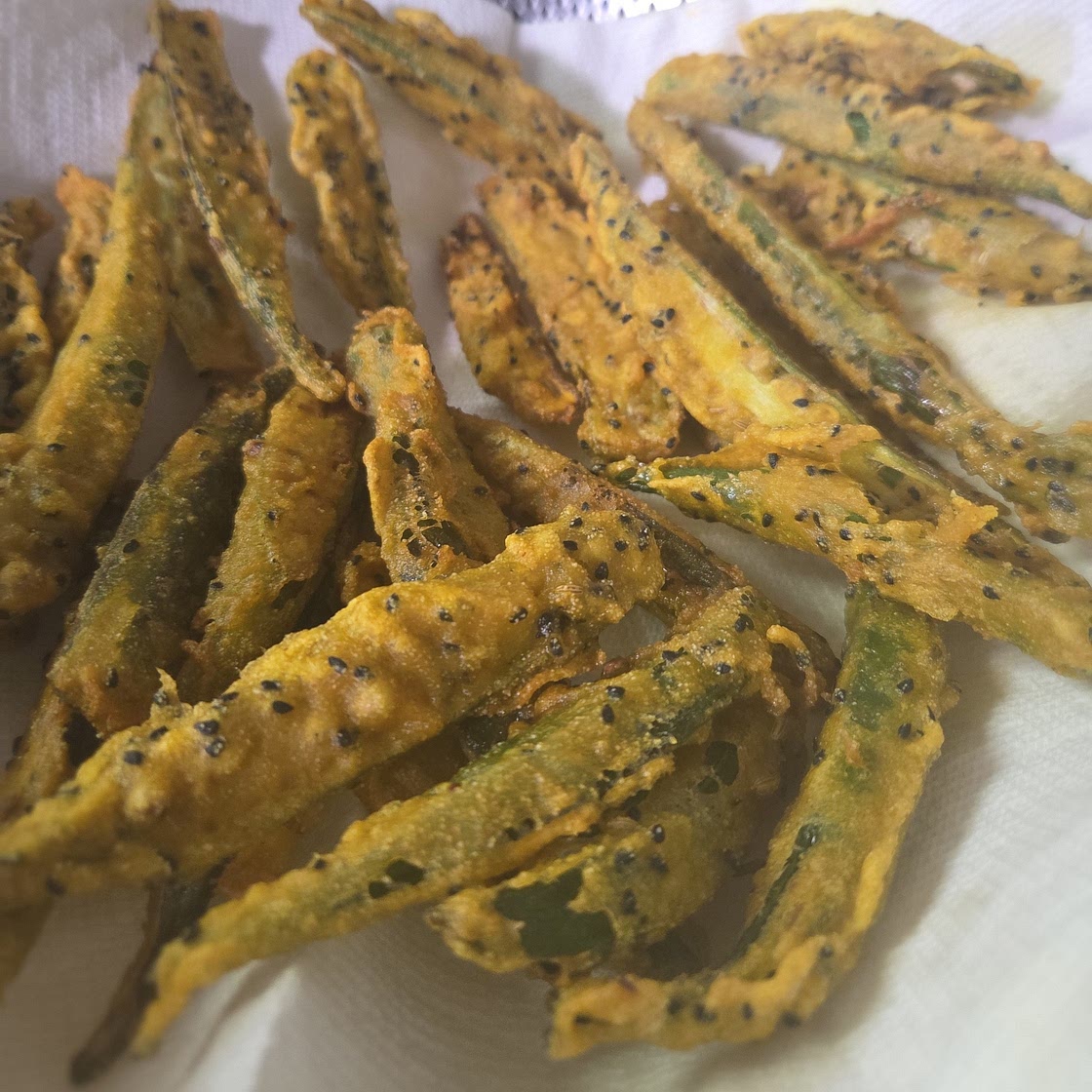 Kurkuri Bhindi (Crispy Fried Okra Recipe)