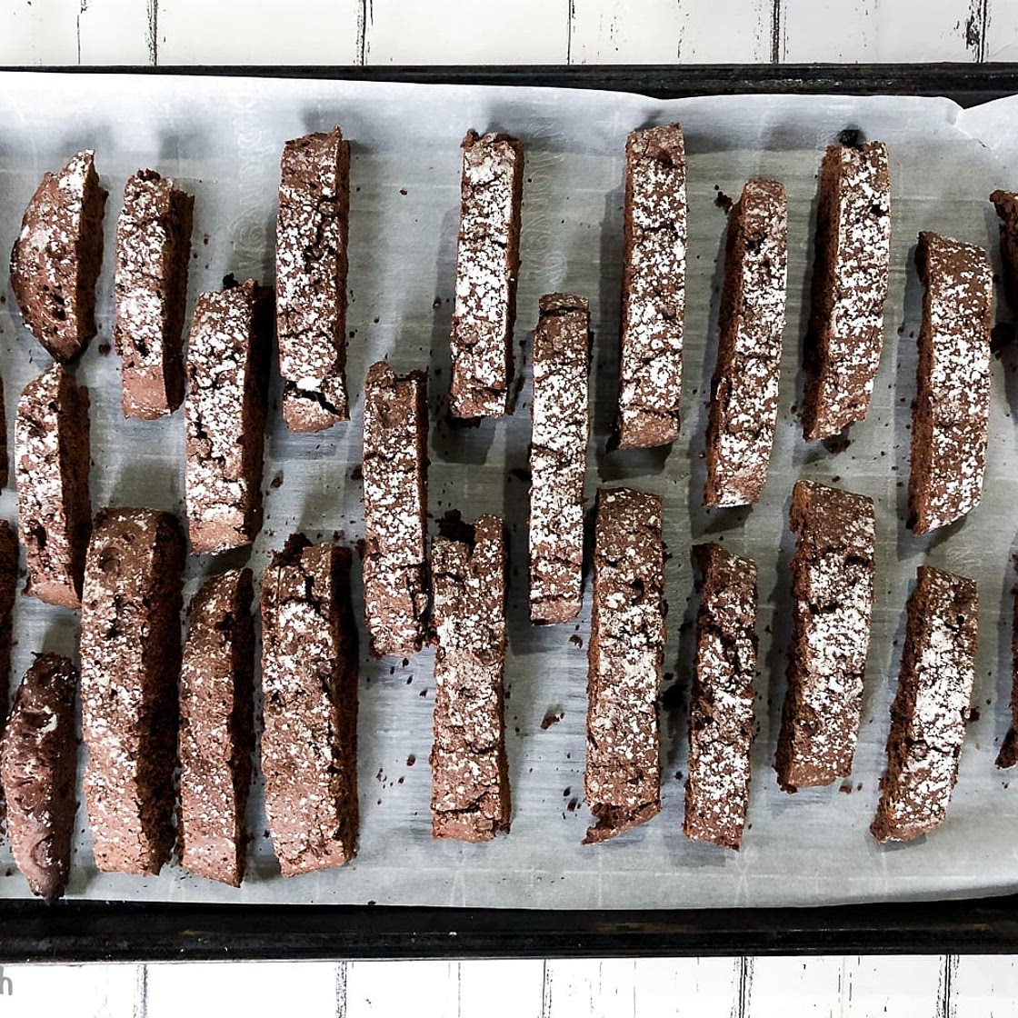 Christmas Double Chocolate Biscotti Recipe