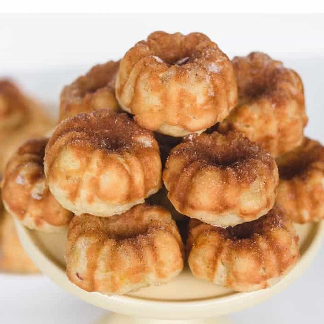Small Batch Apple Cinnamon Mini Bundt Cakes