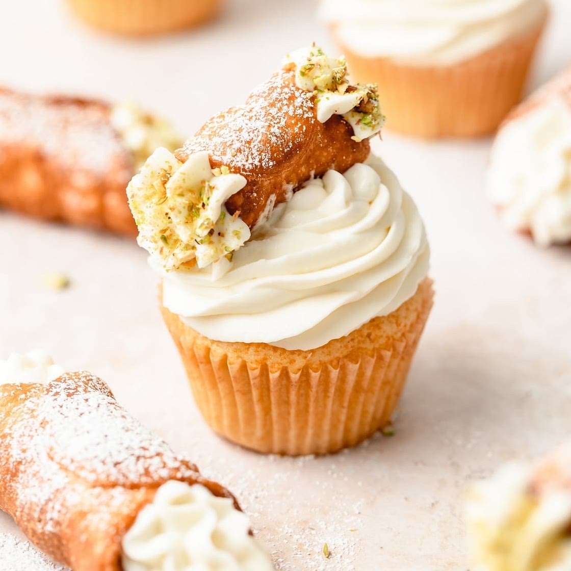 Cannoli Cupcakes