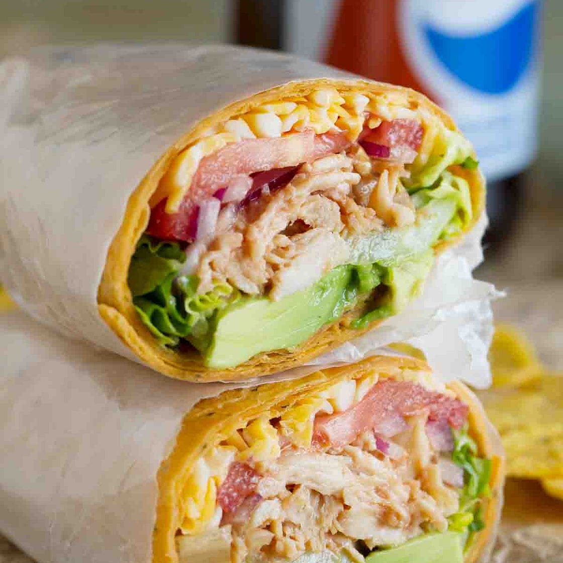 BBQ Chicken Wraps