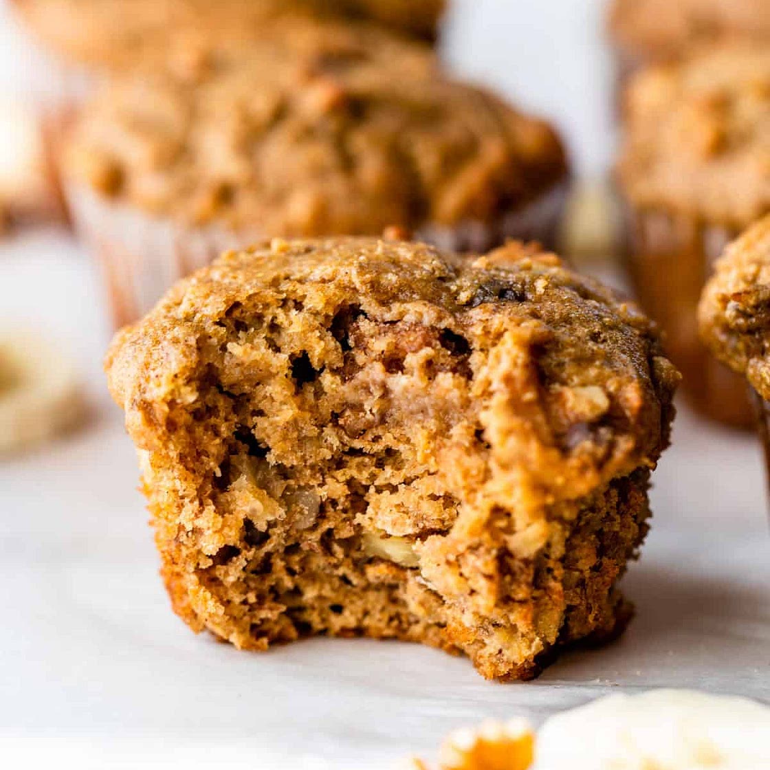 Healthy Banana Muffins