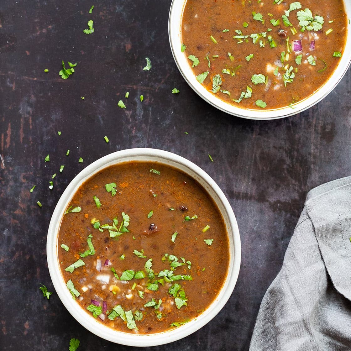 Vegan Black Bean Soup